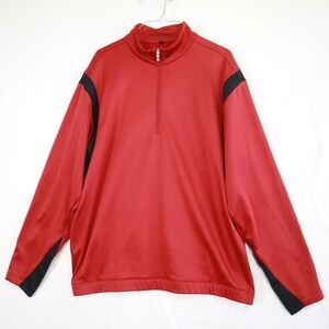 Nike Golf 1/4 Zip Pullover Mens Large Therma-Fit Fleece Mock Neck Long Sleeve
